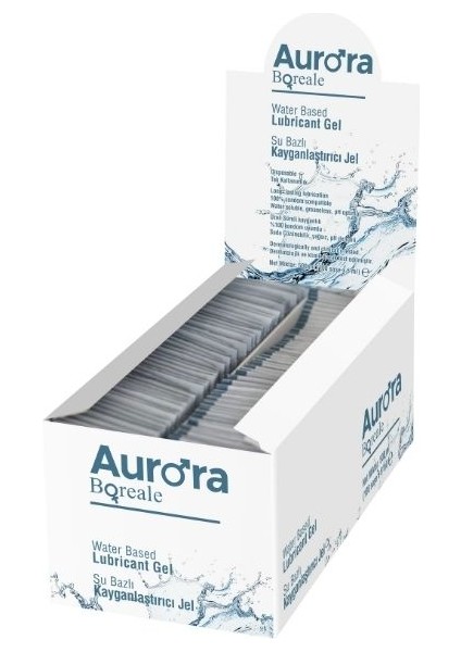 100 Lü 5 ml Şase Sade Su Bazlı Kayganlaştırıcı