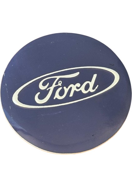 55.5 mm Yapıştırma Jant Göbek Arması Takım (4 Adet) Ford