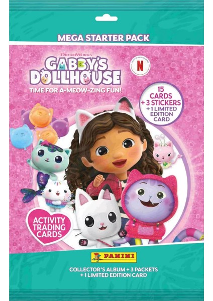 Gabbys Dollhouse Panini Gabby's Dollhouse Starter Pack Başlangıç Albümü modelleri