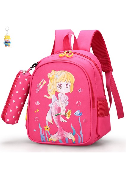 Denizkızı Çocuk Okul Çantası Kız 3-5-6 Yaş Anaokulu Sırt Çantası Erkek Astronot Sırt Çantası (Yurt Dışından)