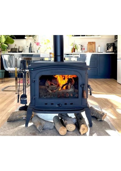 FS-032 Yk Altara Lüx 3 Camlı Yan Kapaklı Şömine