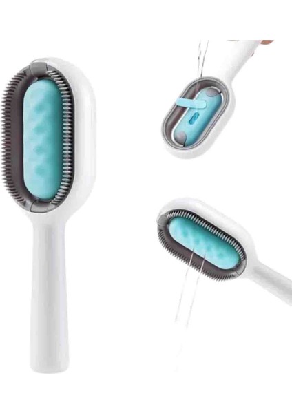 Su Hazneli Kedi ve Köpek Tarağı Mavi