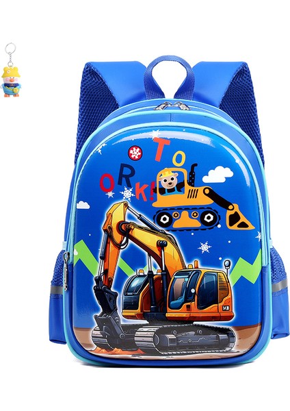 Okul Çantası Anaokulu Çocuk Araba Karikatür Hafif Nefes Alabilir Çocuk Seyahat Sırt Çantası (Yurt Dışından)