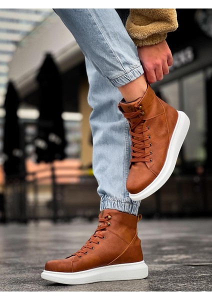 Knack Yüksek Taban Ayakkabı B-080 Beyaz