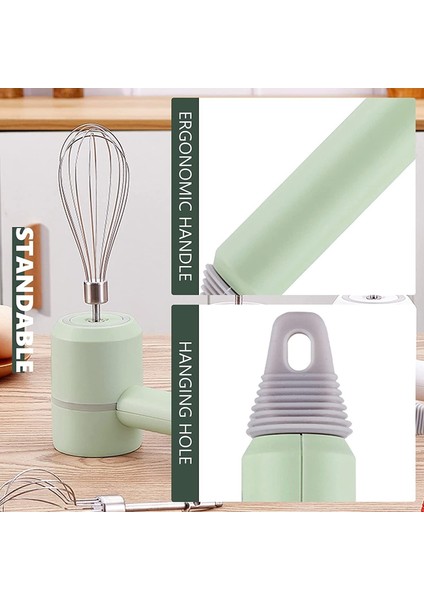 Taşınabilir Şarj Edilebilir 20W Elektrikli Çırpıcı - Sarı (Yurt Dışından) indirimleri