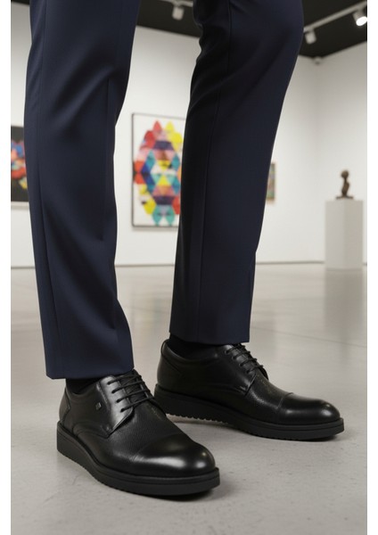Siyah Hakiki Deri Erkek Klasik Ayakkabı 2991 M modelleri