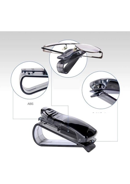 Güneşliğe Uygun Mini Gözlük Tutucu 425392 modelleri