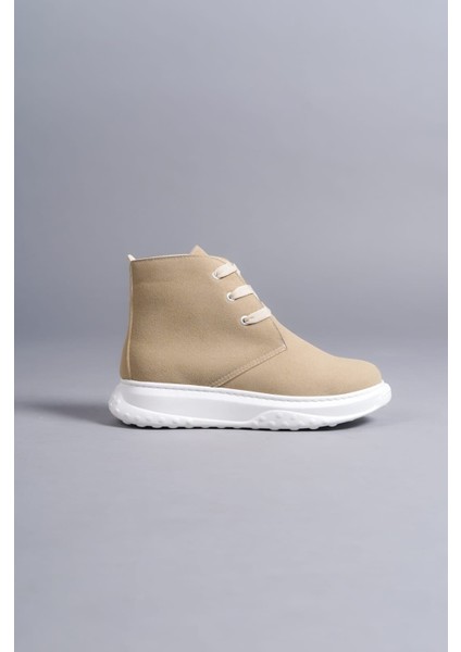 SLW204 Franca Bağcıklı Süet Erkek Spor Bot Bt Gri