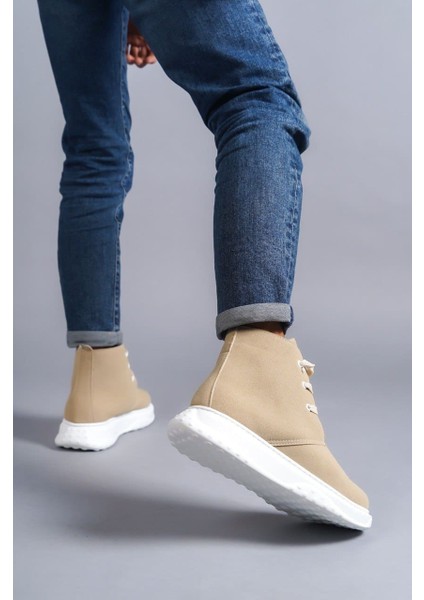 SLW204 Franca Bağcıklı Süet Erkek Spor Bot Bt Gri