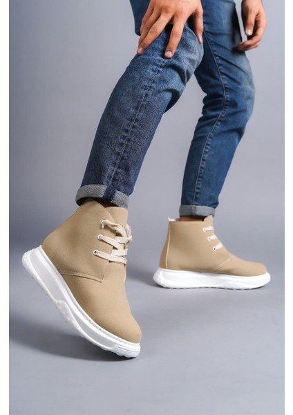 SLW204 Franca Bağcıklı Süet Erkek Spor Bot Bt Gri