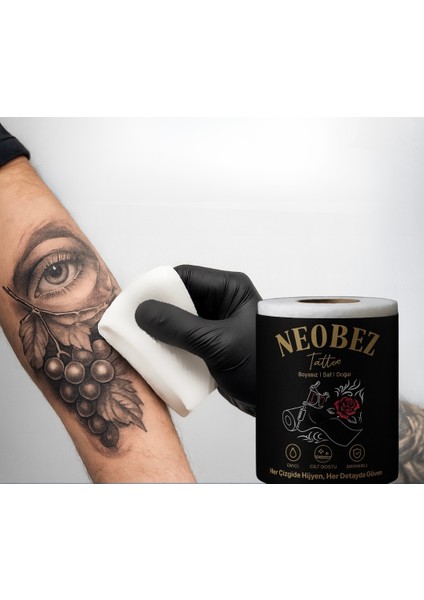 DÖVME TATTOO BEZİ (6 ADET x 100 yapraklı)