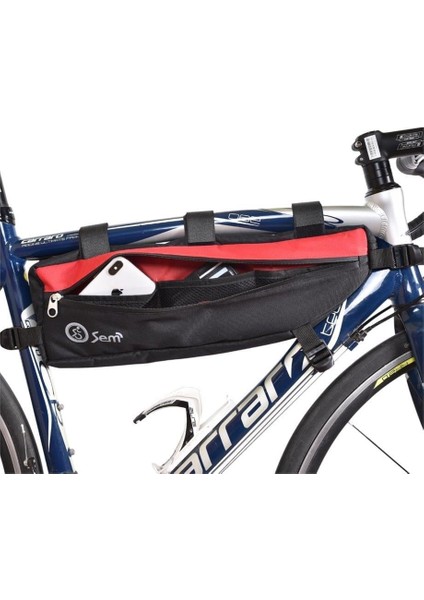 Sem Çanta Bikepacking Kadro Altı Çanta - L - Kırmızı fiyatları