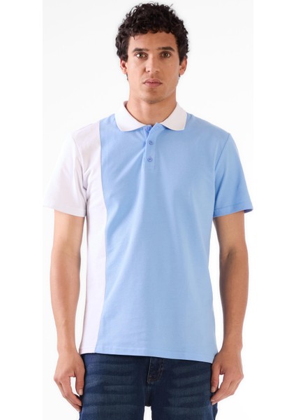 Mavi Erkek Slim Fit Desenli Polo Yaka Tshirt - 105279