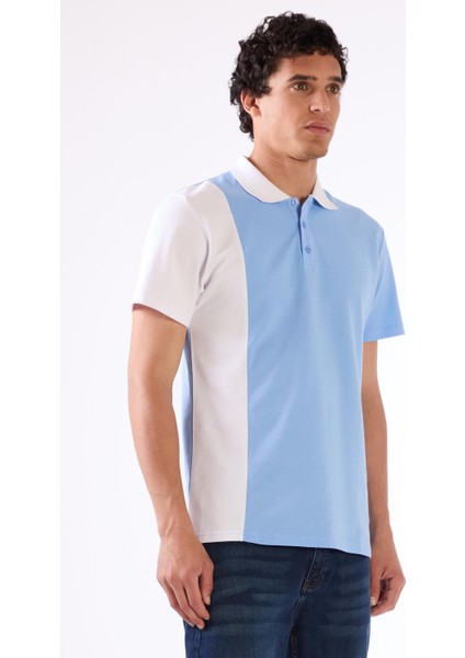 Mavi Erkek Slim Fit Desenli Polo Yaka Tshirt - 105279