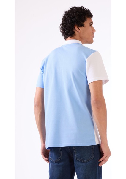 Mavi Erkek Slim Fit Desenli Polo Yaka Tshirt - 105279