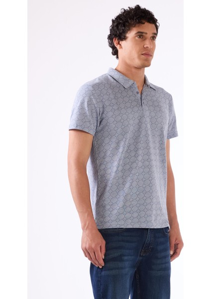 Mavi Erkek Slim Fit Jakarlı Polo Yaka T-shirt