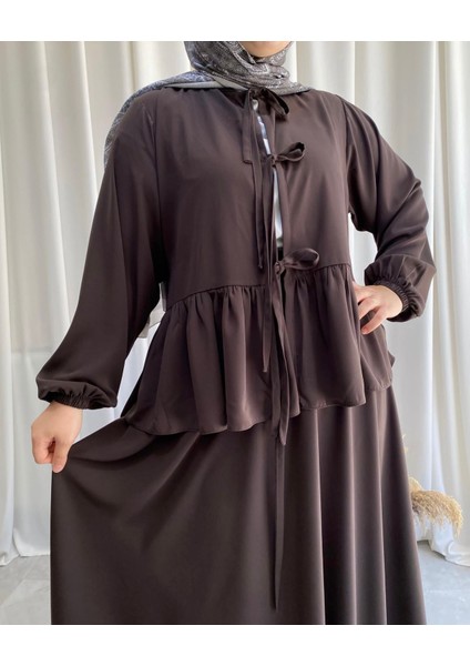 Marka Tesettür Model Medine Ipeği Etek Yelek Takım modelleri