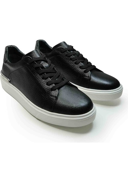 Snekar tarzı günlük ortapedik astarlı hakiki deri ayakkabı modelleri