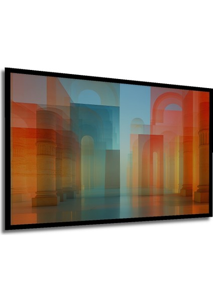 Çerçeve Görünümlü Rüya Gibi Kolonlar Modern Sanat Dekoratif Ahşap Ev/işyeri/ofis Kare Tablo modelleri