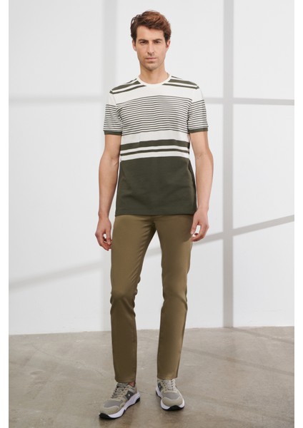 Erkek Yeşil Slim Fit Dar Kesim Pamuklu 5 Cep Esnek Rahat Pantolon fiyatları