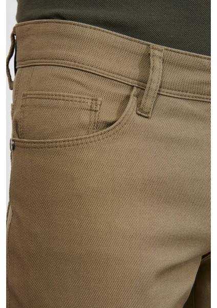 Erkek Yeşil Slim Fit Dar Kesim Pamuklu 5 Cep Esnek Rahat Pantolon modelleri