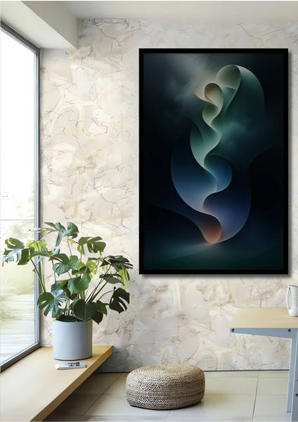 Çerçeve Görünümlü Mistik Bukleler Soyut Sanat Dekoratif Ahşap Ev/işyeri/ofis Kare Tablo