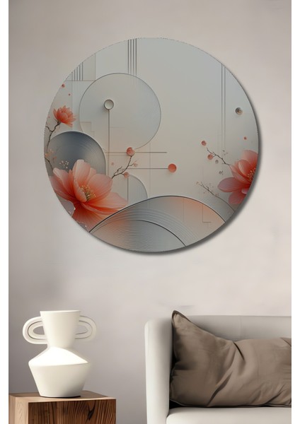 Minimalist Çiçek Bahçesi Dekoratif Ahşap Dekoratif Ev/işyeri/ofis Yuvarlak Tablo