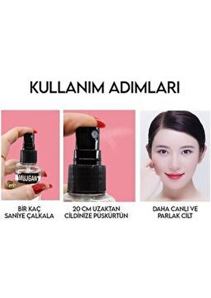 Makyaj Sabitleyici 60 ml Şeffaf Ambalaj Tüm Cilt Tipleri için Uzun Süreli Etki fiyatları