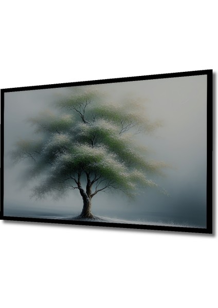 Çerçeve Görünümlü Büyülü Ağaç Yağlı Boya Görünümlü Ev/işyeri/ofis Dekoratif Ahşap Kare Tablo fiyatları