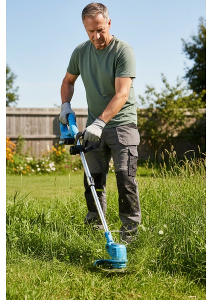 2'li Set 21V Çift Akü Uzatmalı Kollu Çalı Ot Biçme Şarjlı Tırpan ve Testere fırsatları