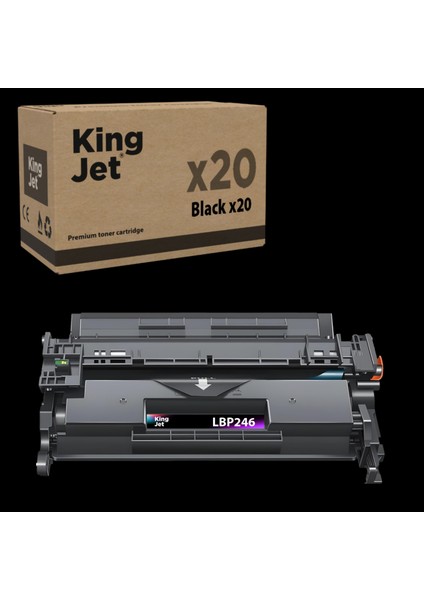 Canon Uyumlu LBP246DW Standart Kapasiteli (20'li Paket) Muadil Toner Çipli | 070 / CRG-070