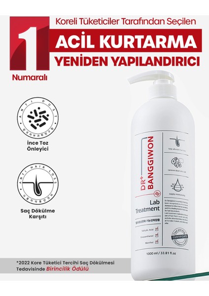Lab Treatment Complex Saç Bakım Kompleksi 1000 ml