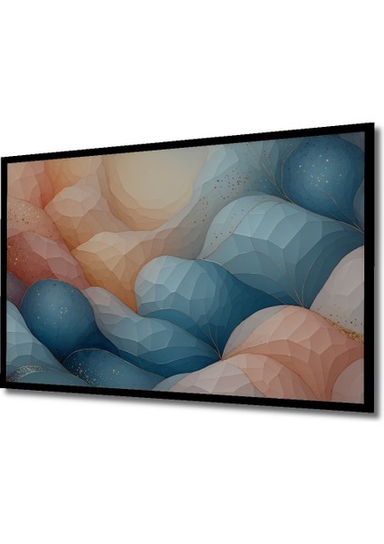 Çerçeve Görünümlü Pastel Rüyası Modern Sanat Dekoratif Ahşap Ev/işyeri/ofis Kare Tablo fiyatları