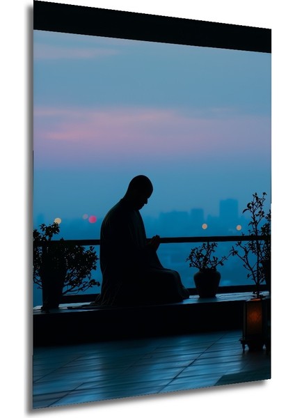 Huzur Dolu Budist Meditasyon Dekoratif Ahşap Ev/işyeri/ofis Kare Tablo modelleri