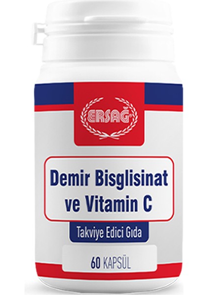 Demir Bisglisinat ve Vitamin C - 60 Kapsül modelleri