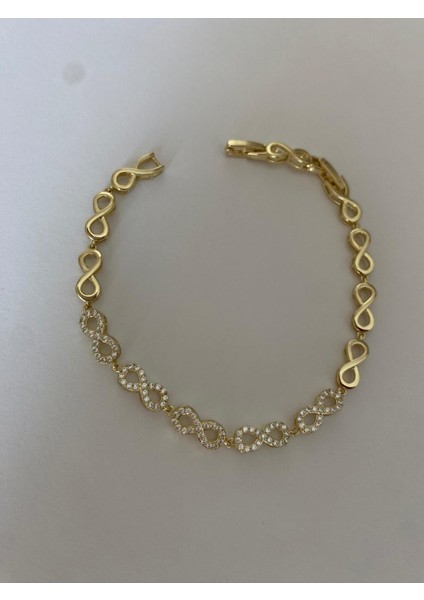 Xuping Vip 14K Zirkon Taşlı Sonsuzluk Gold Bileklik indirimleri