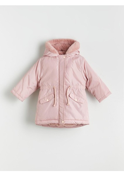 Kapüşonlu Kız Çocuk Mont (W5)