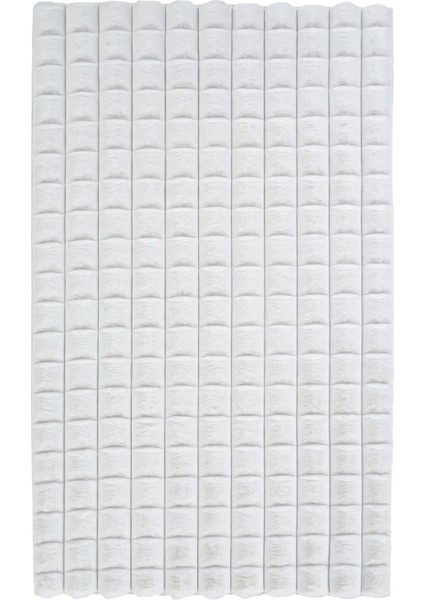 Diamante Peluş Halı 7001 Beyaz