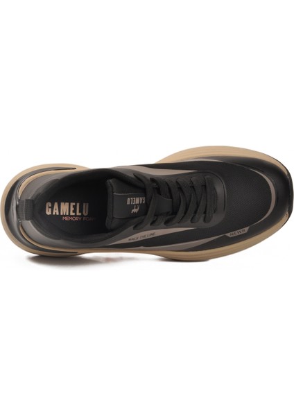 Siyah Fileli Hafif Esnek Memory Foam Erkek Spor Ayakkabı Degree M fırsatları