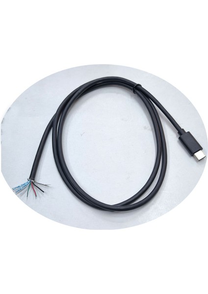 USB C Tamir Kablosu Bir Ucu Type C Bir Ucu Açık 11 Tane Tamir Kablosu 1m