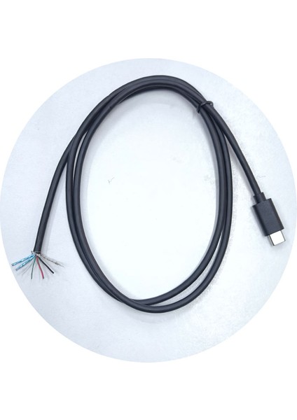 USB C Tamir Kablosu Bir Ucu Type C Bir Ucu Açık 11 Tane Tamir Kablosu 1m fiyatları