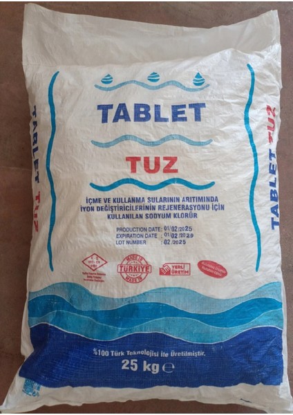 Mekanik Tablet Tuz 25 kg