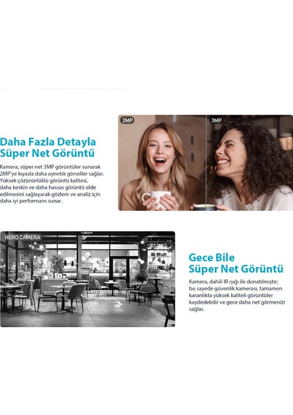 Hero B1 Akıllı Kamera - 360 Akıllı Ev Kamerası 2k 2048P Yapay Zeka Destekli (Dahua Türkiye Garantili) fırsatları