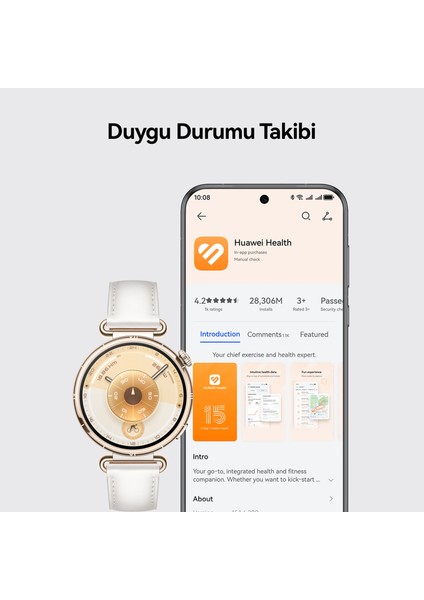 Watch GT 6 41 mm - Altın