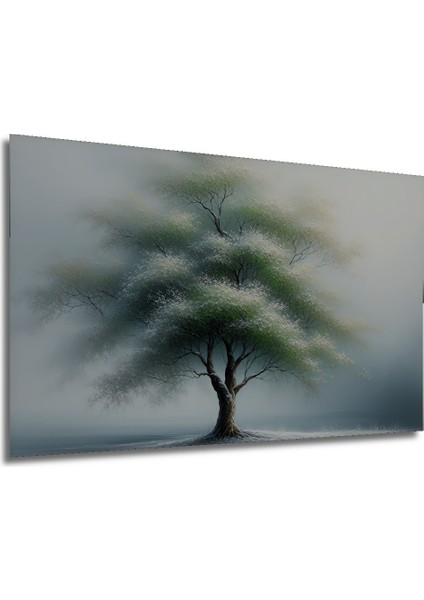 Büyülü Ağaç Yağlı Boya Görünümlü Ev/işyeri/ofis Dekoratif Ahşap Kare Tablo modelleri