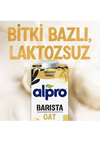 Barista Yulaf Sütü 2x1L Kahveye Sanat Katacak Süt Ürünü Alternatifi