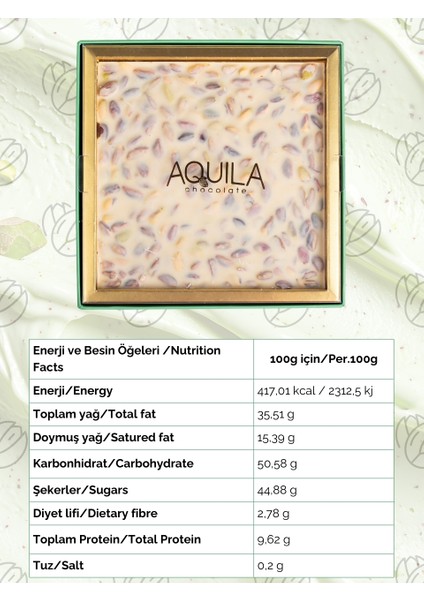 Antep Fıstıklı Beyaz Çikolata 250 gr indirimleri