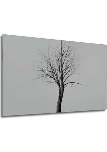 Minimalist Ağaç Kara Kalem Görünümlü Dekoratif Ahşap Ev/işyeri/ofis Kare Tablo modelleri