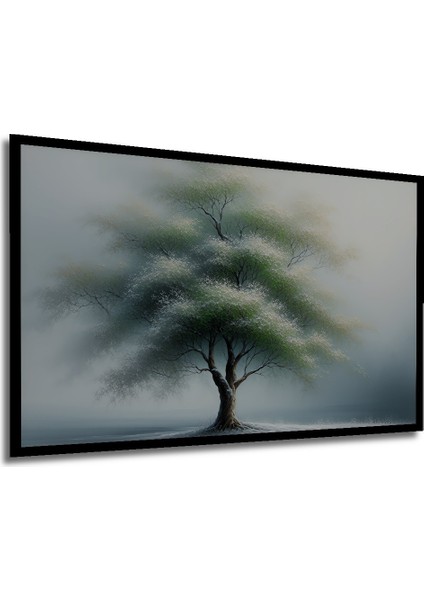 Çerçeve Görünümlü Büyülü Ağaç Yağlı Boya Görünümlü Ev/işyeri/ofis Dekoratif Ahşap Kare Tablo modelleri