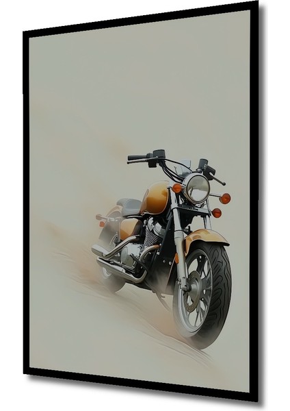 Çerçeve Görünümlü Altın Rüzgarı Motor Yağlı Boya Görünümlü Dekoratif Ahşap Işyeri/ofis Kare Tablo fiyatları